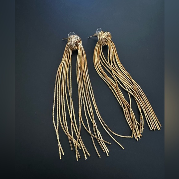 Womans long earrings - Picture 3 of 3